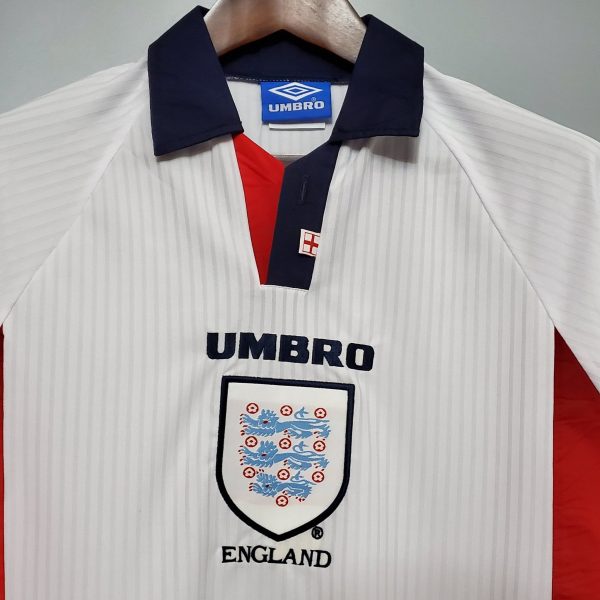 1998 England Home retro kit – Long Sleeve - Image 4