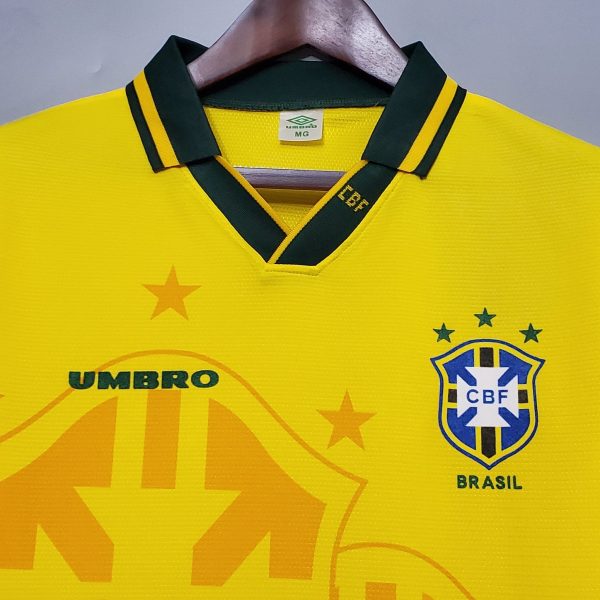 1993-1994 Brazil home retro kit - Image 3