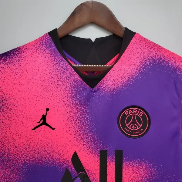 2020-2021 PSG Purple Fourth Jersey retro kit - Image 4