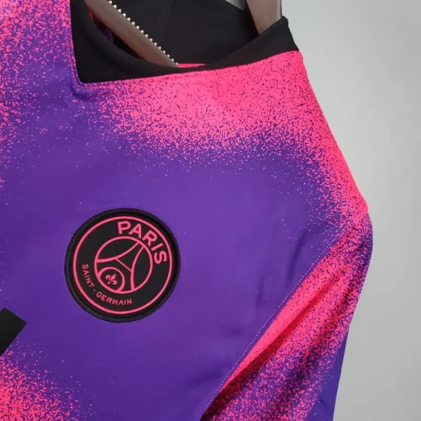 2020-2021 PSG Purple Fourth Jersey retro kit - Image 3