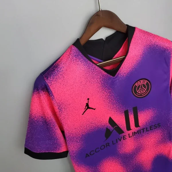 2020-2021 PSG Purple Fourth Jersey retro kit - Image 8