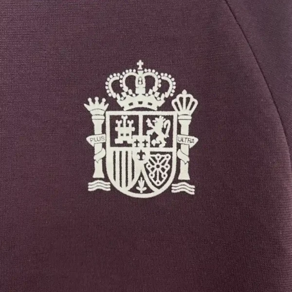 Spain Euro Retro Style Brown Soccer retro kit - Image 3