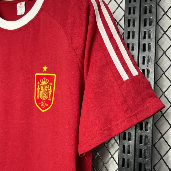 Spain Euro Retro Style Soccer retro kit - Image 5
