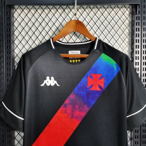2021-2022 Vasco da Gama Special Edition Black Soccer retro kit - Image 5