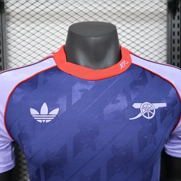 Player Arsenal Purple Retro Model Soccer retro kit - Image 4