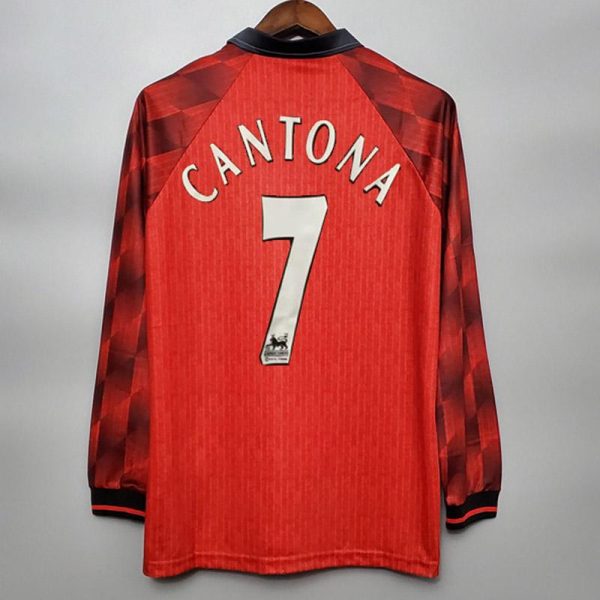 1996-1997 Man United home retro kit long sleeve - Image 2