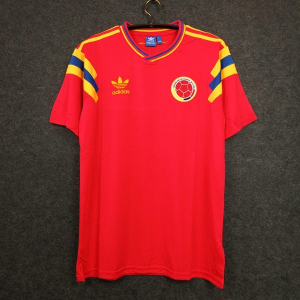 1990 Colombia away retro kit