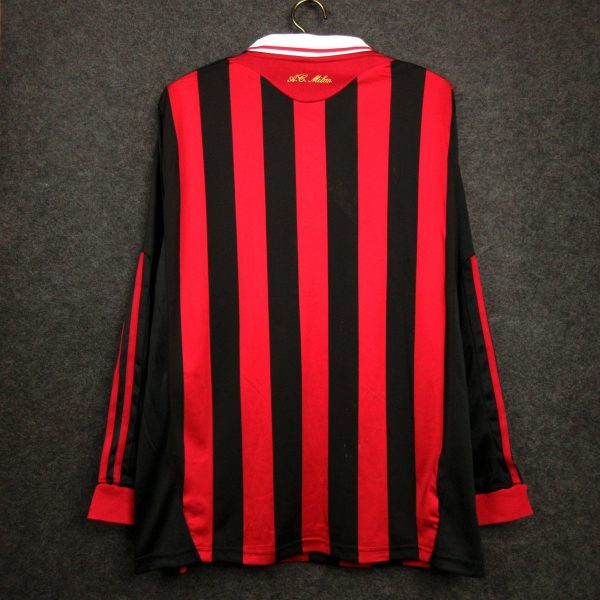 2009-2010 AC Milan Home kit Long sleeve - Image 3
