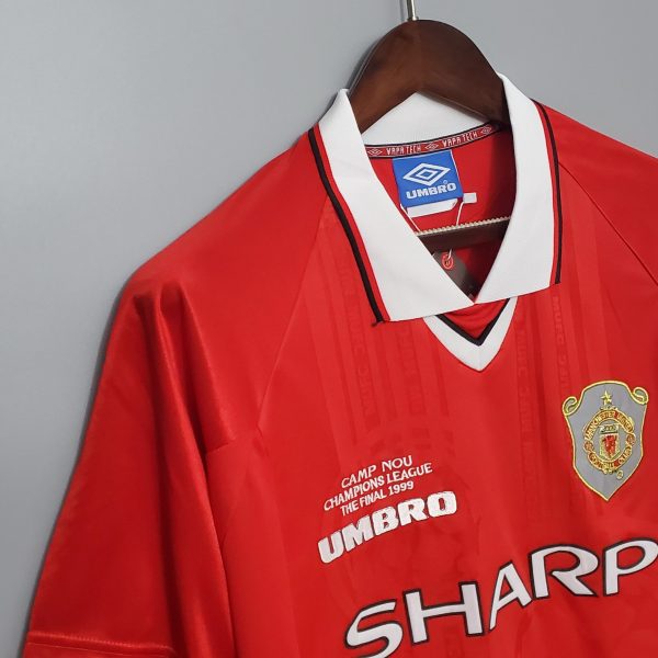 1999/00 Man United home kit - Image 3
