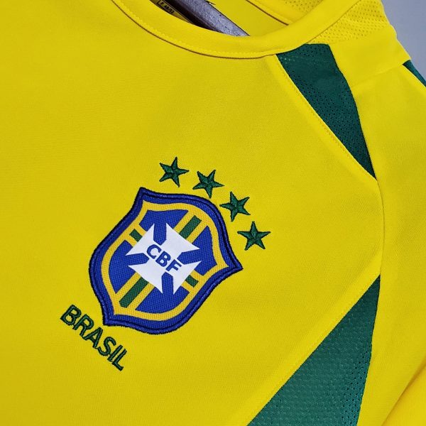 2002 Brazil home retro kit - Image 2