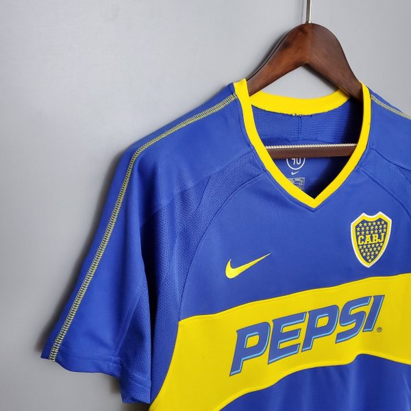 2003-2004 Boca Juniors home kit - Image 3