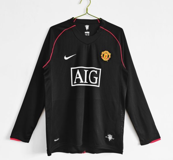 2007-2008 Man United kit third long sleeve