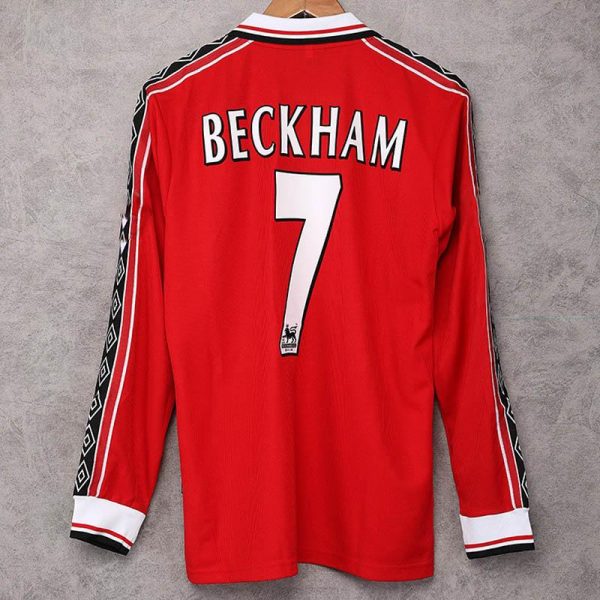 1998-1999 Man United retro kit – Long sleeve - Image 4