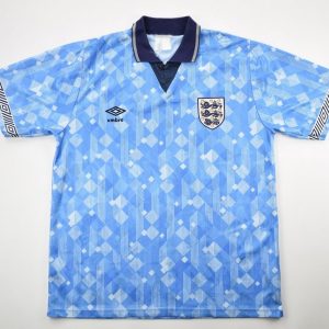 1990 England blue retro kit