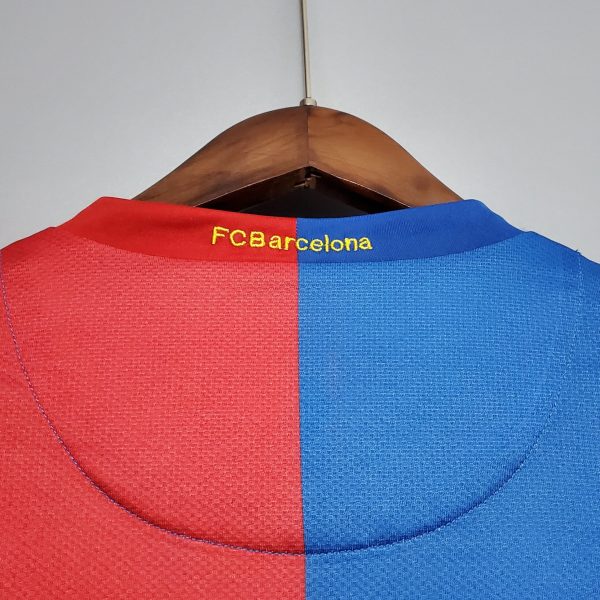 2006-2007 Barcelona Home retro kit long sleeve - Image 4