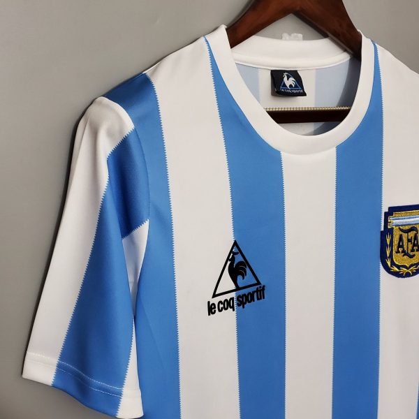 1986 Argentina World Cup Retro Kit - Image 3
