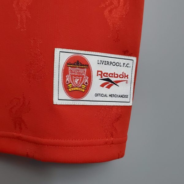 1996-1997 Liverpool home retro kit - Image 3