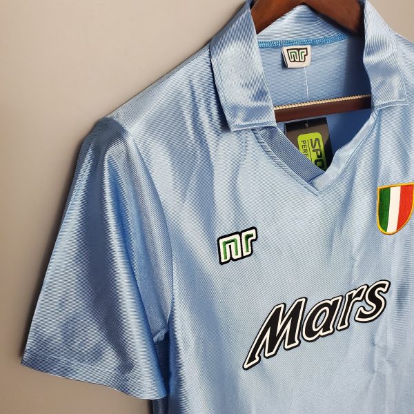 1990-1991 Napoli Home retro kit - Image 3