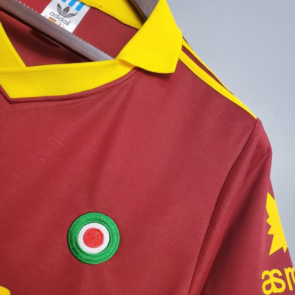 1991-1992 AS Roma Home retro kit - Image 5