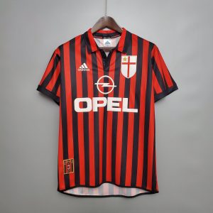 1999-2000 AC Milan Retro Home kit