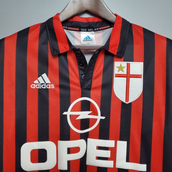 1999-2000 AC Milan Retro Home kit - Image 6