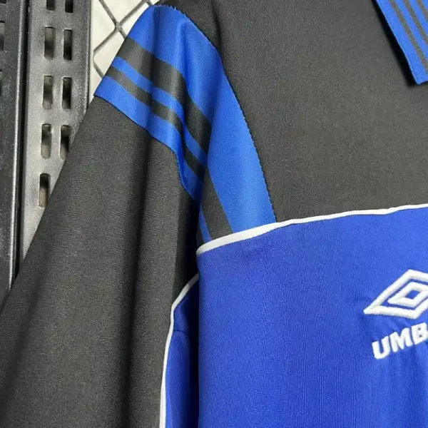 1999 Flamengo Blue Goalkeeper Soccer retro kit - Image 5