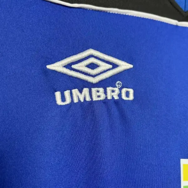 1999 Flamengo Blue Goalkeeper Soccer retro kit - Image 2
