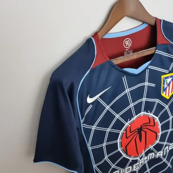 2004-2005 Atletico Madrid Jersey retro kit - Image 3