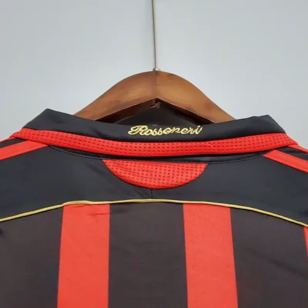2006-2007 Long Sleeve AC Milan Jersey retro kit - Image 6