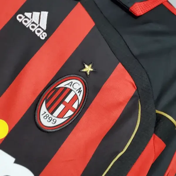 2006-2007 Long Sleeve AC Milan Jersey retro kit - Image 2