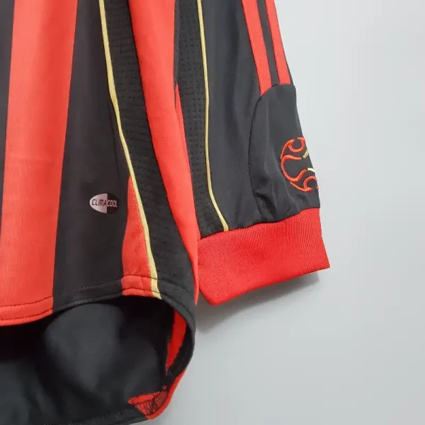 2006-2007 Long Sleeve AC Milan Jersey retro kit - Image 4
