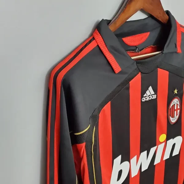 2006-2007 Long Sleeve AC Milan Jersey retro kit - Image 5
