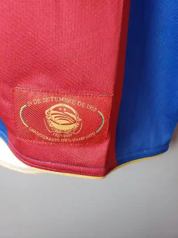 2007-2008 Barcelona Jersey retro kit - Image 6