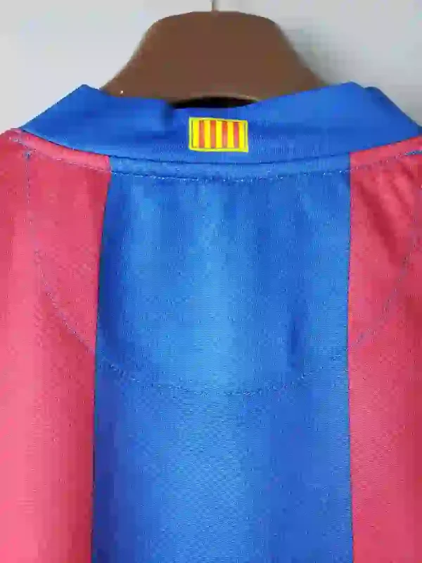 2007-2008 Barcelona Long Sleeve Jersey retro kit - Image 8