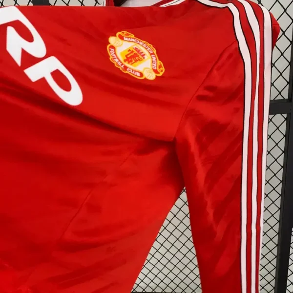 1986-1988 Long Sleeve Manchester United Jersey retro kit - Image 5