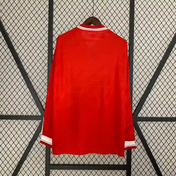 1986-1988 Long Sleeve Manchester United Jersey retro kit - Image 8