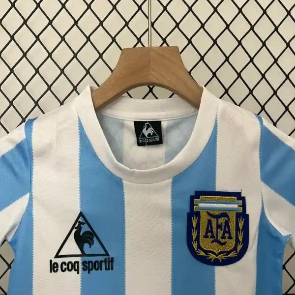 1986 Kids Argentina Jersey retro kit - Image 4