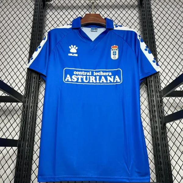 1990-1991 Real Oviedo Jersey retro kit - Image 7