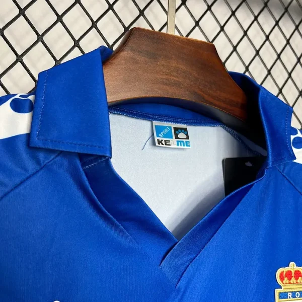 1990-1991 Real Oviedo Jersey retro kit - Image 4