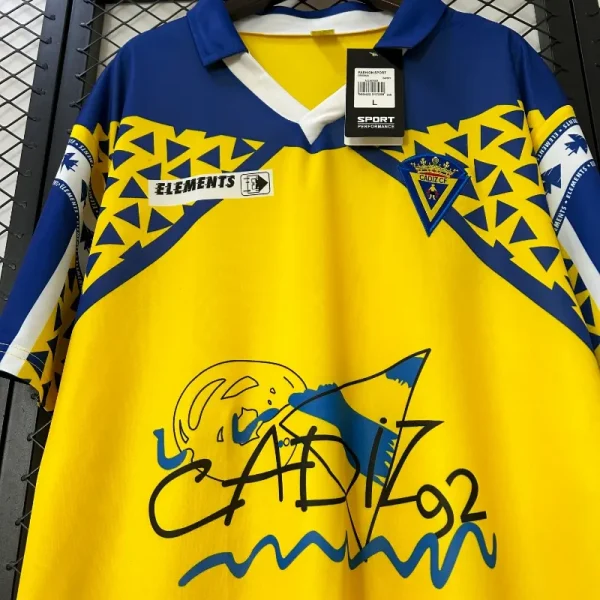 1991-1992 Cádiz Jersey retro kit - Image 4
