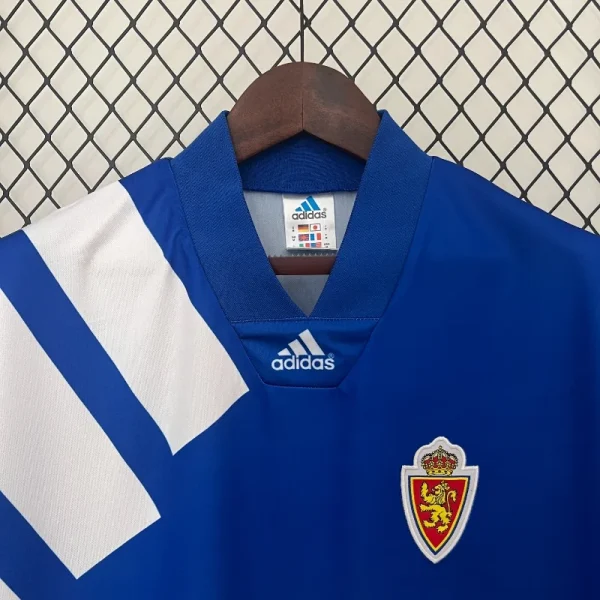1992-1993 Real Zaragoza Jersey retro kit - Image 4