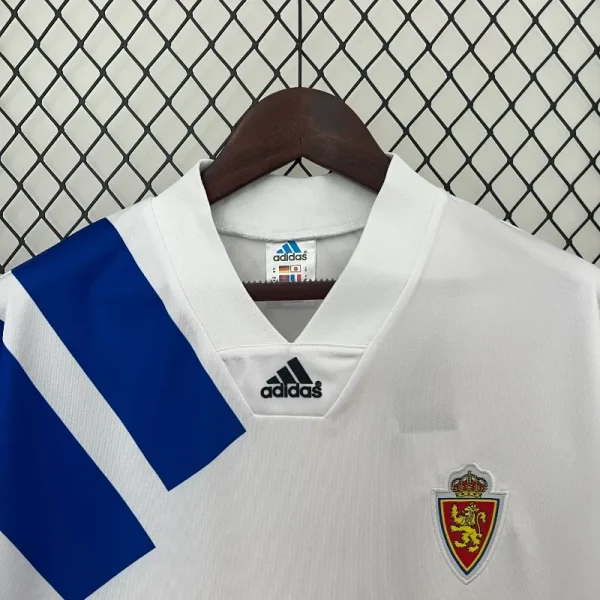 1992-1993 Real Zaragoza Jersey retro kit - Image 4