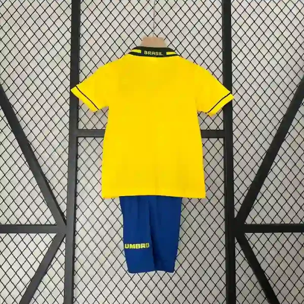 1993-1994 Kids Brazil Jersey retro kit - Image 8