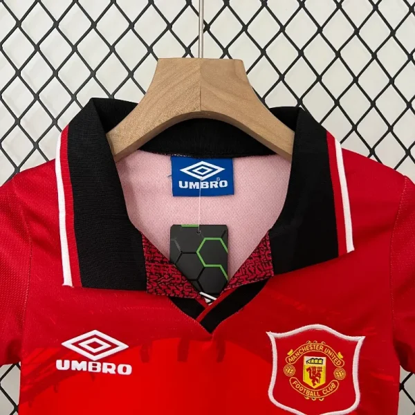 1994-1996 Kids Manchester United Jersey retro kit - Image 4