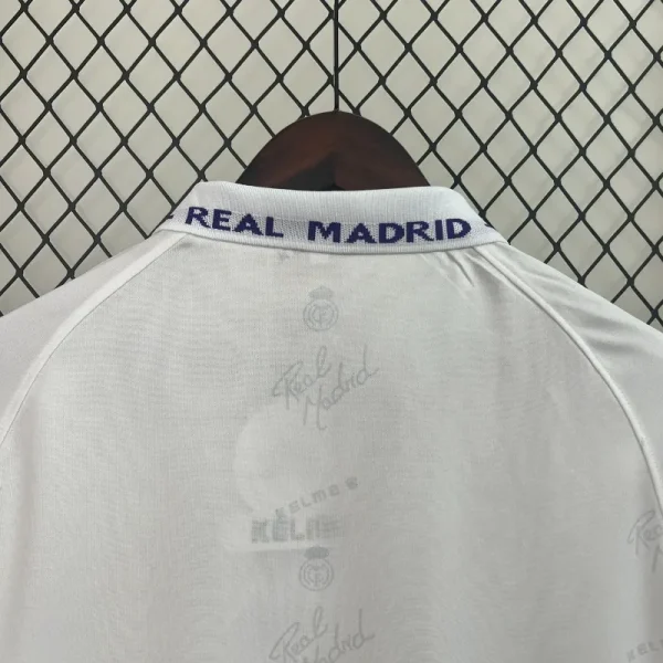 1994-1996 Long Sleeve Real Madrid Jersey retro kit - Image 6