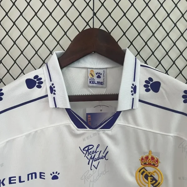 1994-1996 Long Sleeve Real Madrid Jersey retro kit - Image 4