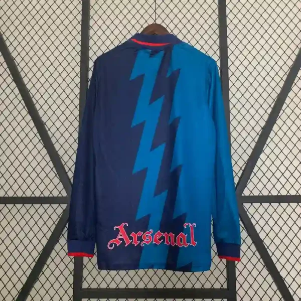 1995-1996 Arsenal Long Sleeve Jersey retro kit - Image 8