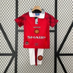 1996-1997 Kids Manchester United Jersey retro kit