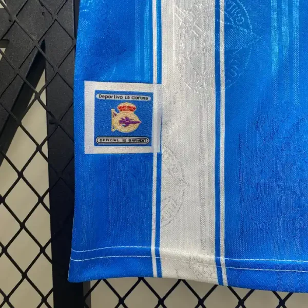1997-1998 Real Club Deportivo de La Coruña Jersey retro kit - Image 7