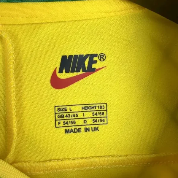 1997 Brazil Jersey retro kit - Image 4